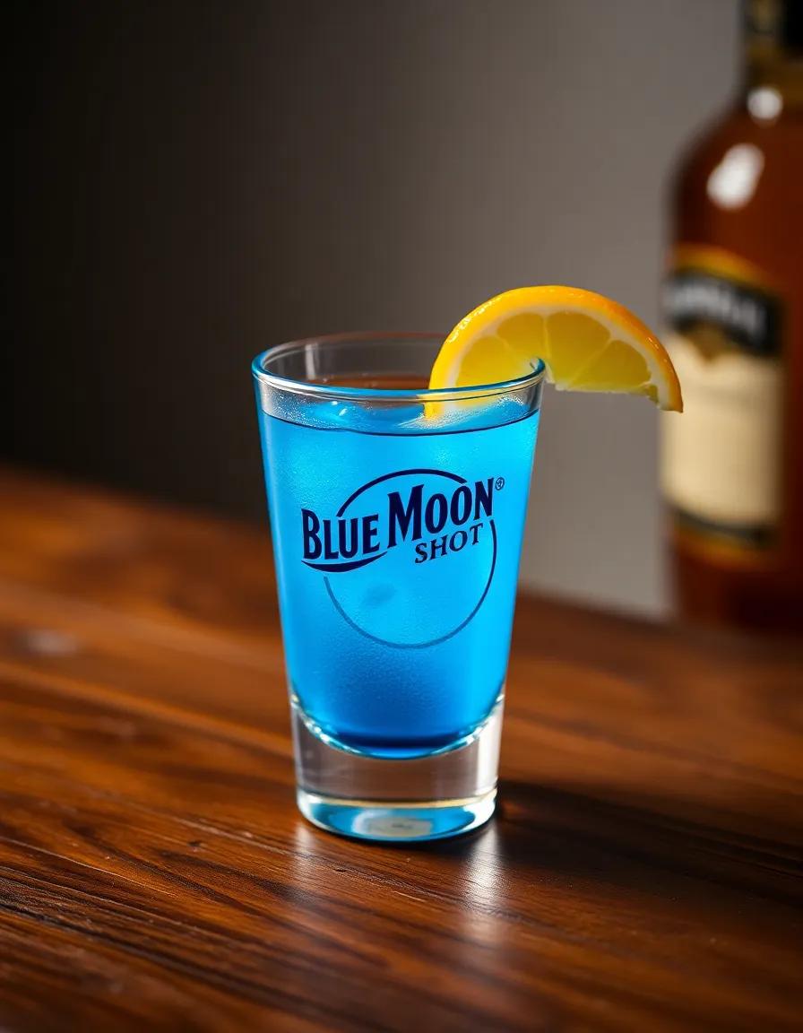 Blue Moon Shot cocktail