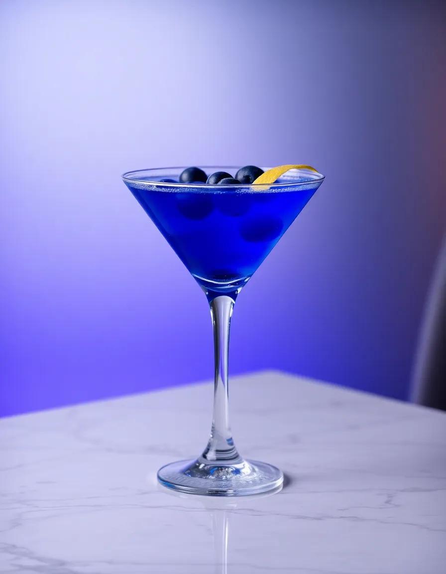 Blueberry Cosmo cocktail