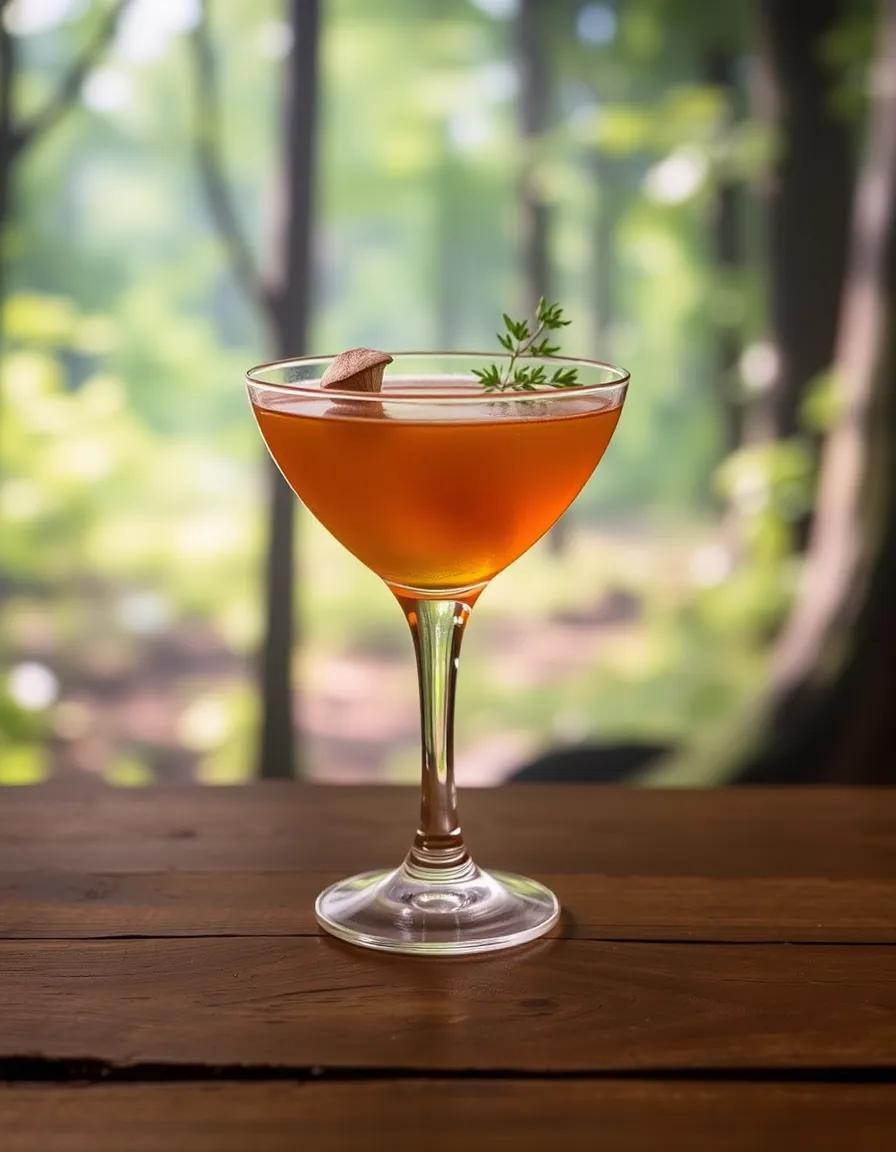 Forest Fungi Delight cocktail