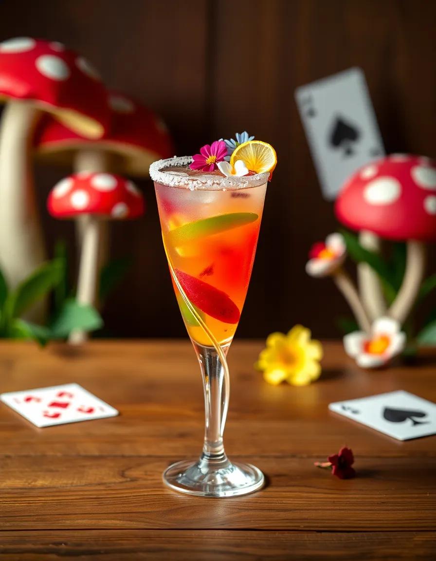 Alice In Wonderland cocktail
