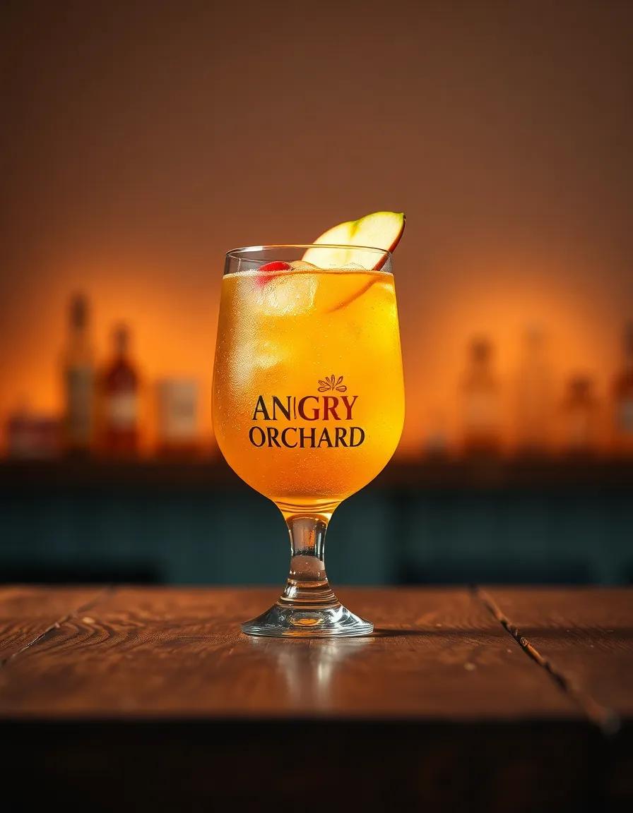 Angry Orchard cocktail