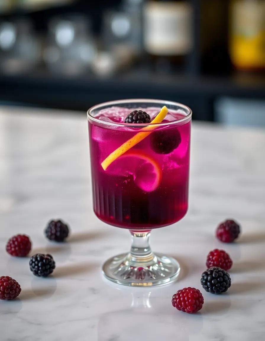 Blackberry Bramble cocktail