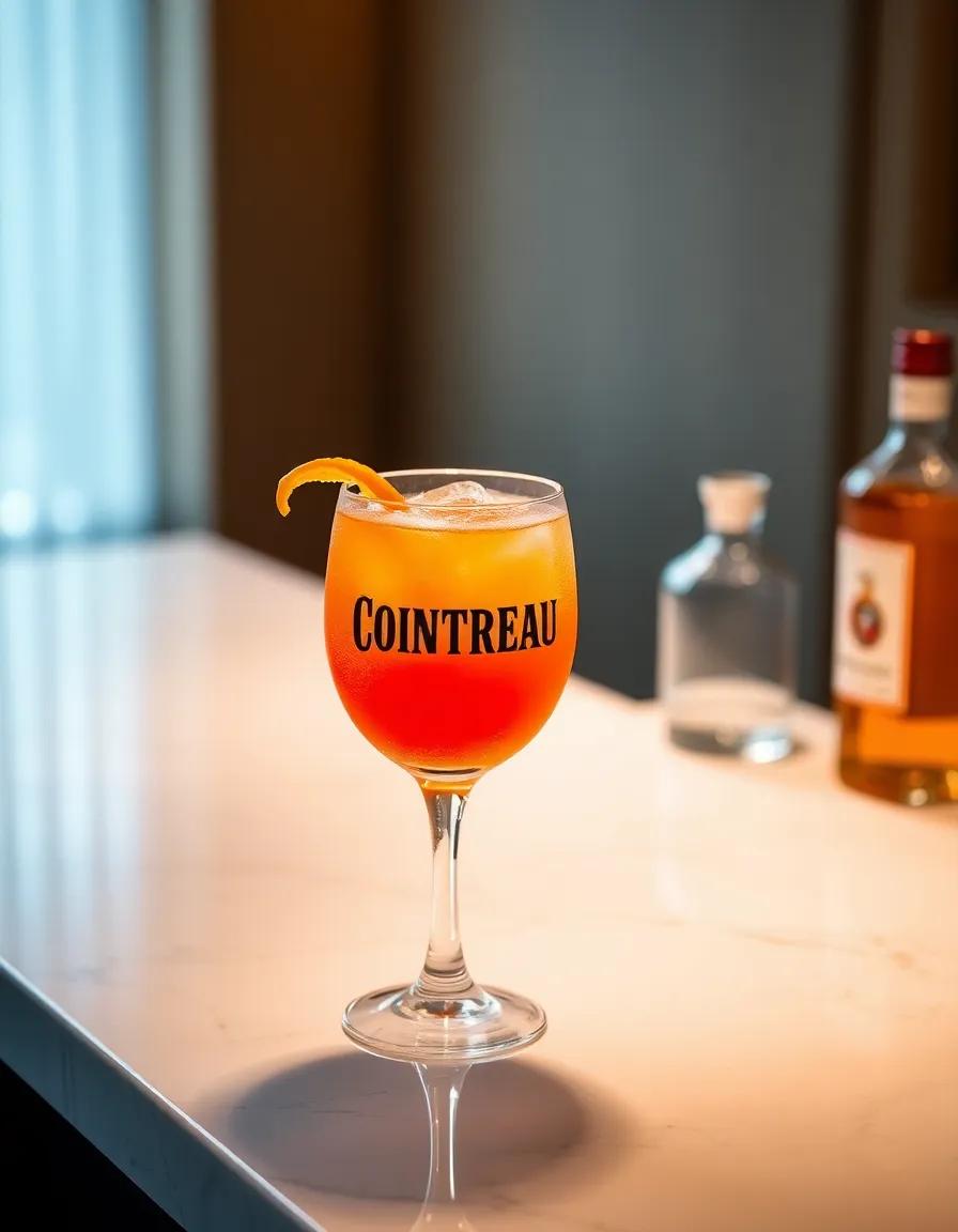 Cointreau Fizz cocktail