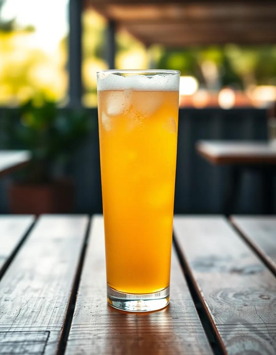 Radler cocktail