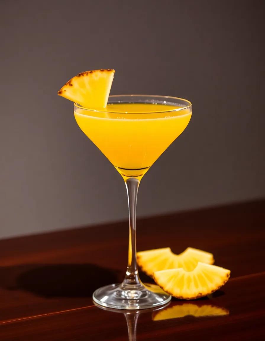 Tuaca Pineapple Martini cocktail