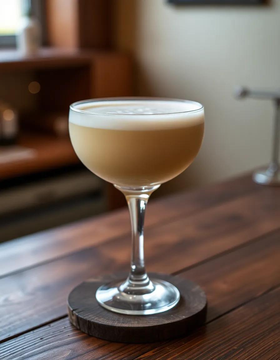 Brandy Egg Nog cocktail