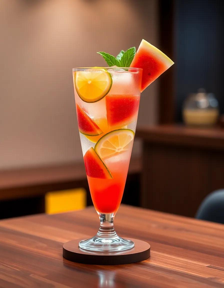 Hwachae cocktail